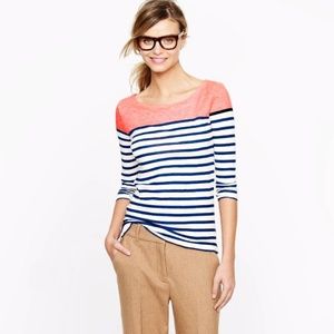 Hot Pink and Gray Quarter Sleeve Shirt